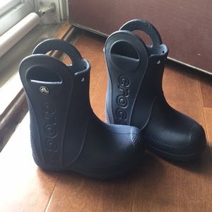 Crocs toddler rain boots